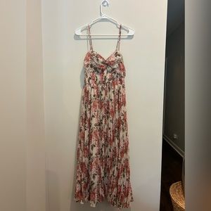 Storia medium floral pink and cream dress
